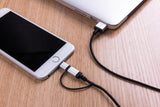 2 in 1 MFI Data/Charging Cable