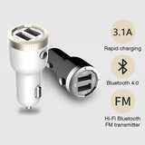 Bluetooth 4.0 Hi-Fi Bluetooth Rapid charging FM Transmitter Car Charger