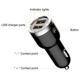 Bluetooth 4.0 Hi-Fi Bluetooth Rapid charging FM Transmitter Car Charger