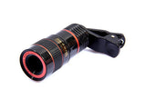 8X Zoom Lens for iPhone and Samsung Lenses