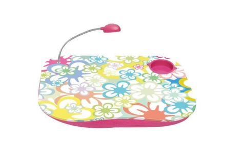 Laptop Holder With Light And Cup Holder