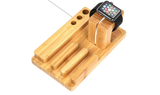 Bamboo Stand for Apple Watch and iPhone