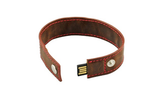 USB Flash 16GB Leather Wrist Band