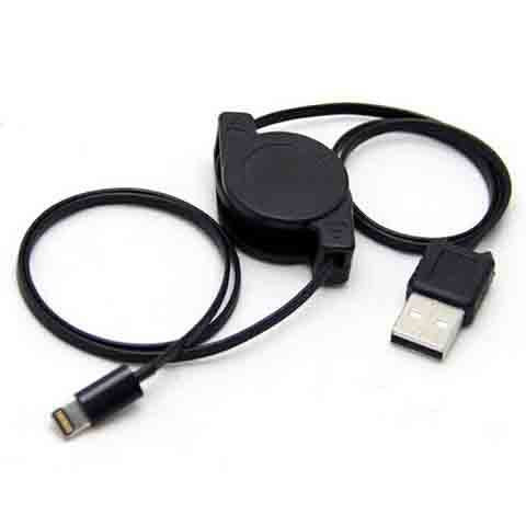 Accessories - 1m IPhone 5s Retractable Cable To USB
