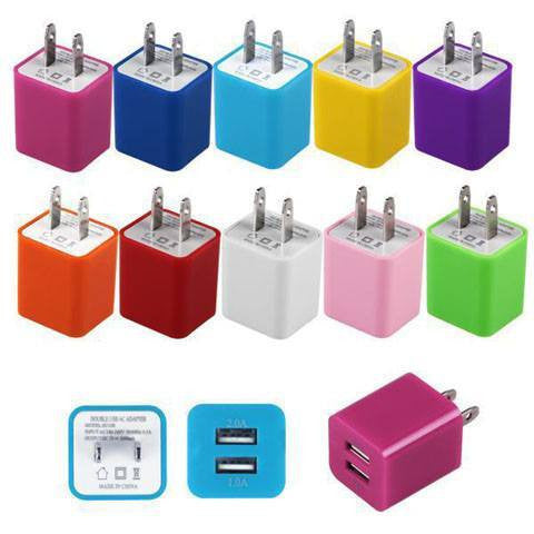 Accessories - 2A&1A US Plug Dual Ports USB Wall Charger
