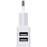 Accessories - 2A Dual 2 Ports USB EU Wall Charger Adapter
