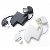 Accessories - 2in1 Keychain Data Cable For IPad IPod IPhone 5 4 4s