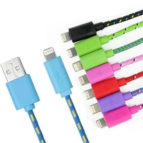 Accessories - 2M Colorful Braided Cable For IPhone 5 | 5c | 5s | 6 | 6plus | IOS8