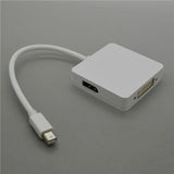 Accessories - 3 In 1 Mini Displayport To DP DVI HDMI Cable