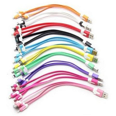 Accessories - 3 In 1 USB Data Charger Noodle Cable