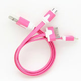 Accessories - 3 In 1 USB Data Charger Noodle Cable