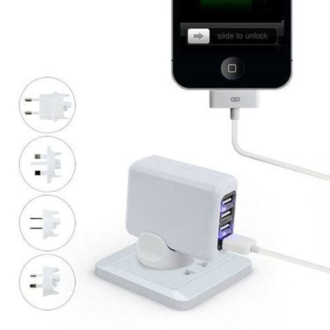 Accessories - 5V 2.1A 4 Ports Universal Wall USB Charger