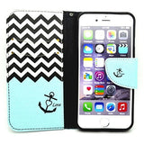 Accessories - Anchor Card Slots Leather Case For IPhone 6