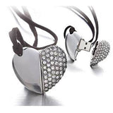 Accessories - Diamond Heart USB 2.0 Flash Drive 64GB