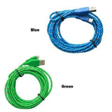 Accessories - Extra Long (10 Ft) Fiber Cloth Sync & Charge USB Android Cable