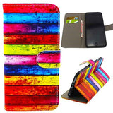 Accessories - Rainbow Stripe Leather Case For IPhone 6 Plus