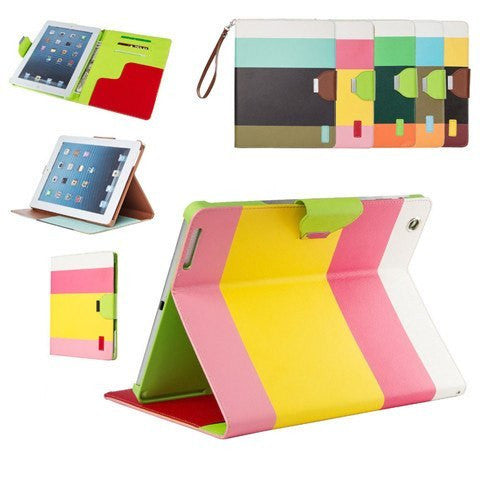 Accessories - Stand PU Leather Case For IPad Air