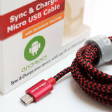 Accessories - USB 2.0 A TO MICRO B BRAIDED CABLE, 6'