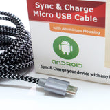 Accessories - USB 2.0 A TO MICRO B BRAIDED CABLE, 6'