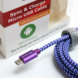 Accessories - USB 2.0 A TO MICRO B BRAIDED CABLE, 6'