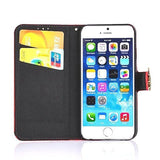 Accessories - Wallet Stripe Leather Case For IPhone 6 4.7"