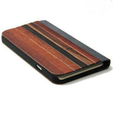 Electronics - Wood Real PU Leather Case For IPhone 6